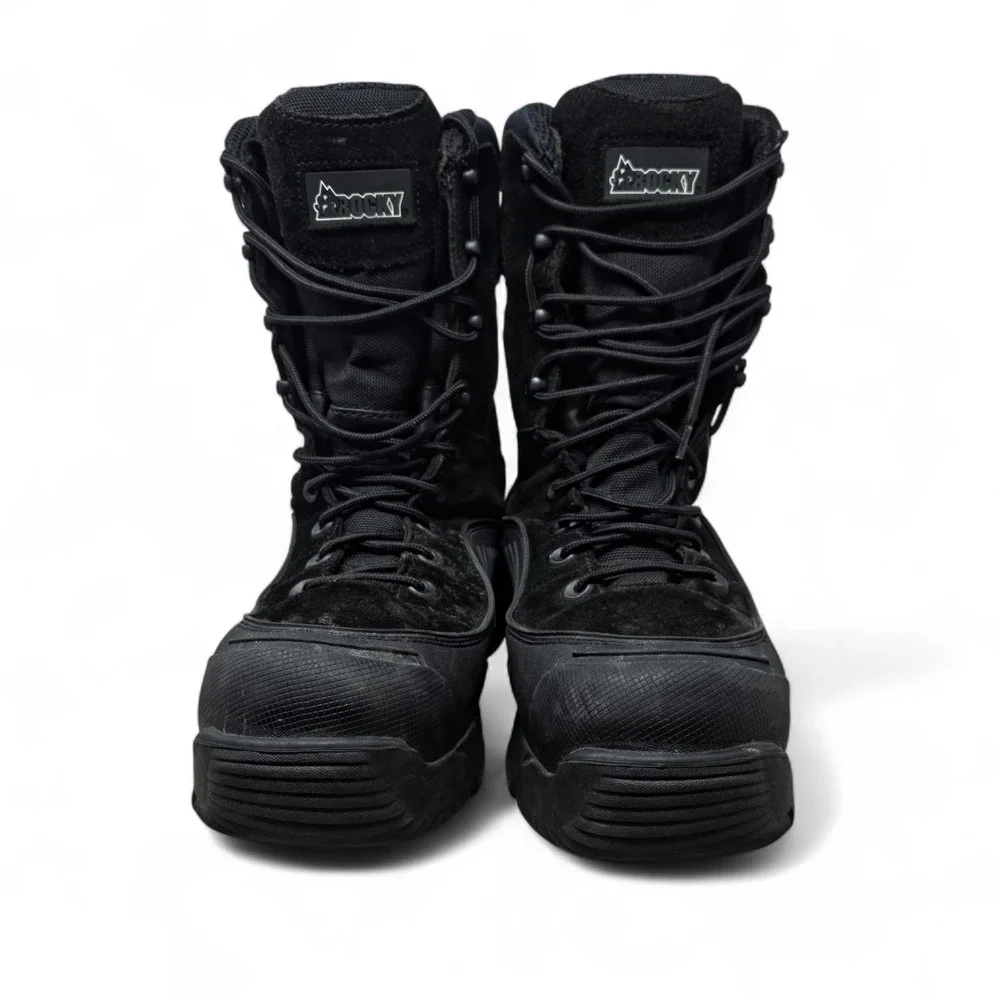 Rocky Blizzard Stalker Boots Men's 9 M Black 1200g Thinsulate Winter Snow 5455